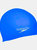 Speedo Unisex Adult Polyester Swim Cap (Blue) - Blue