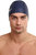 Speedo Unisex Adult Polyester Swim Cap (Navy)