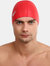 Speedo Unisex Adult Polyester Swim Cap (Red)