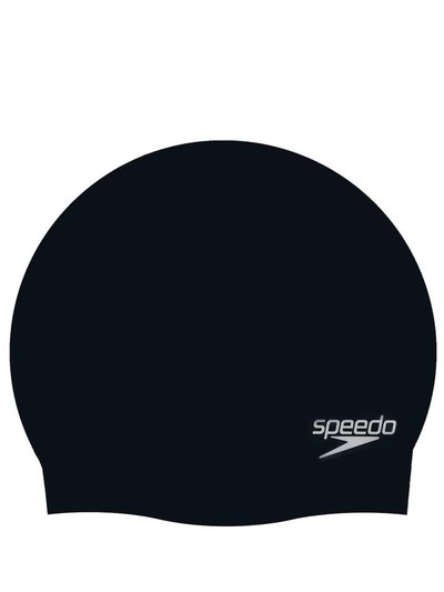 Speedo Unisex Adult 3D Silicone Swim Cap - Black product