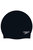 Unisex Adult 3D Silicone Swim Cap - Black - Black