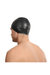 Unisex Adult 3D Silicone Swim Cap - Black