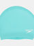 Unisex Adult Long Hair Silicone Swim Cap - Green - Green