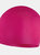 Unisex Adult Moulded Silicone Swimming Cap, Pink