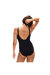 Womens/Ladies AquaNite Shaping One Piece Bathing Suit - Black