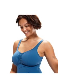 Womens/Ladies AquaNite Shaping One Piece Bathing Suit - Blue