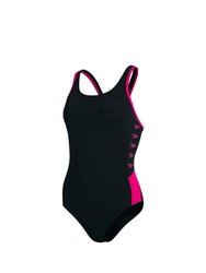 Womens/Ladies Boom Muscleback One Piece Bathing Suit