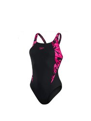 Womens/Ladies Hyperboom Splice Eco Endurance, One Piece Bathing Suit