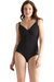 Womens/Ladies Sculpture Watergem One Piece Swimsuit - Black