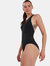 Womens Power Eco Endurance+ One Piece Bathing Suit - Black