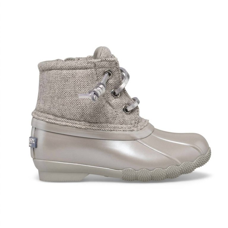 Saltwater Junior Duck Boot In Grey