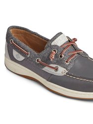 Women's Rosefish Wool Boat Shoes - Smoked Pearl