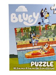 Bluey 48 Piece Puzzle - Pool