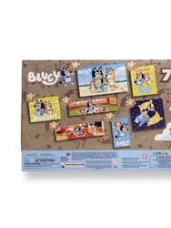 Bluey 7 Wood Puzzles