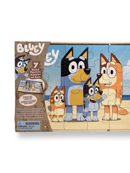 Bluey 7 Wood Puzzles