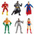 DC Justice League, 6-Pack 4" Action Figures