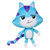 Gabby's Dollhouse 7 Inch Plush - CatRat - Blue