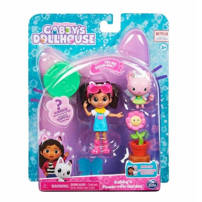 Gabby's Dollhouse Flower-rific Garden Set