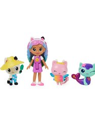 Gabby’s Dollhouse - Gabby And Friends Figure Set With Rainbow Gabby Doll