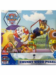 Paw Patrol Chunky Wood Puzzle Style (Assorted Styles)