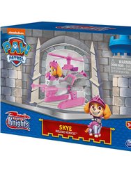 Paw Patrol Rescue Knights Skye Deluxe Vehicle And Figure