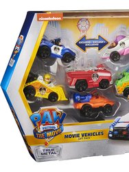 Paw Patrol True Metal Movie Gift Pack Of 6 Collectible Die-Cast Toy Cars