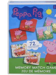 Peppa Pig 72pc Memory Match Game