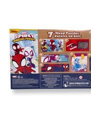 Spider-Man Amazing Friends 7 Wood Puzzles