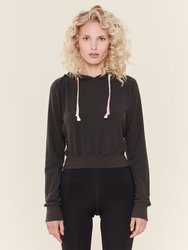 Hana Crop Hacci Hoodie