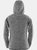 Spiro Ladies Micro Fleece Hoodie (Grey/Black)