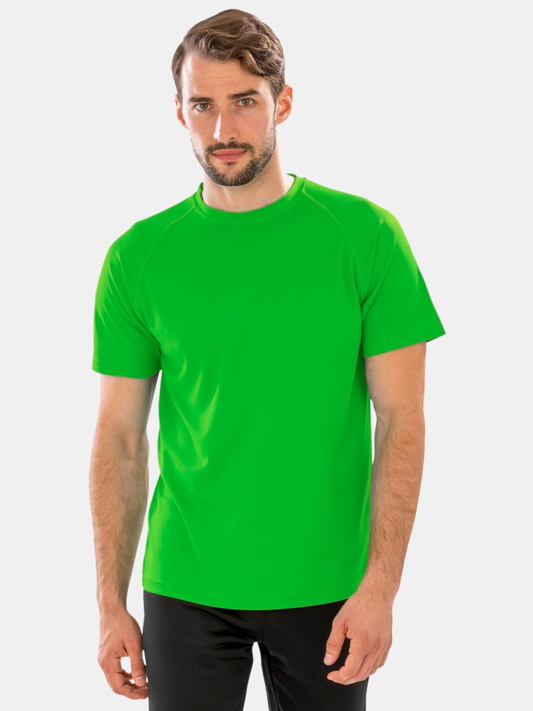 Spiro Mens Aircool T-Shirt (Lime Punch)