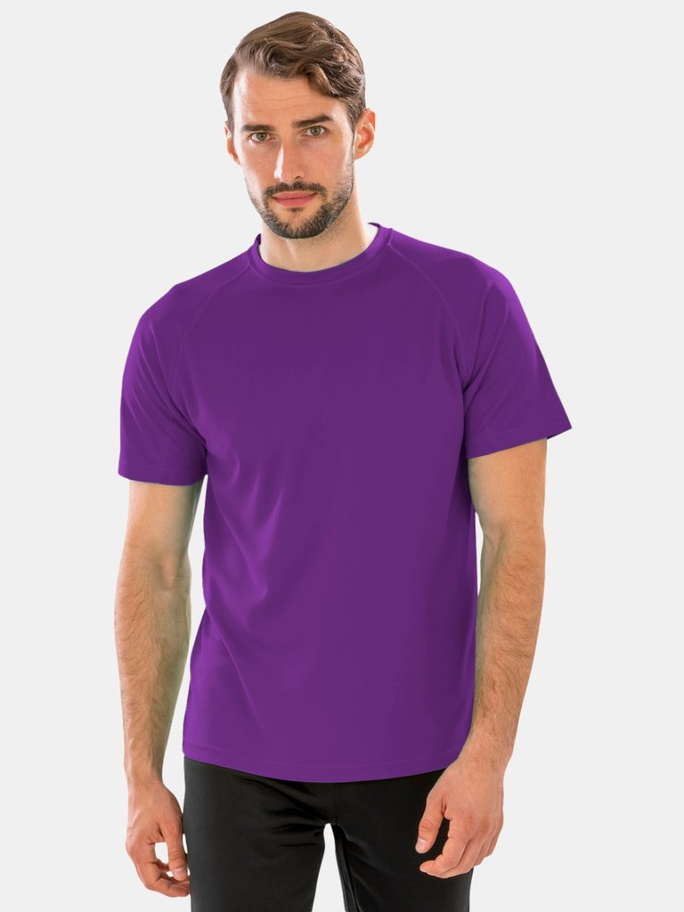 Spiro Mens Aircool T-Shirt (Purple)