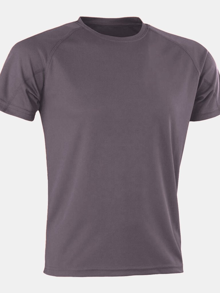 Spiro Mens Aircool T-Shirt - Grey