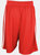 Spiro Mens Quick Dry Basketball Shorts (Red/White) - Red/White