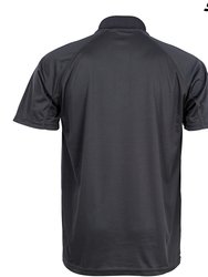 Spiro Unisex Adults Impact Performance Aircool Polo Shirt (Black)