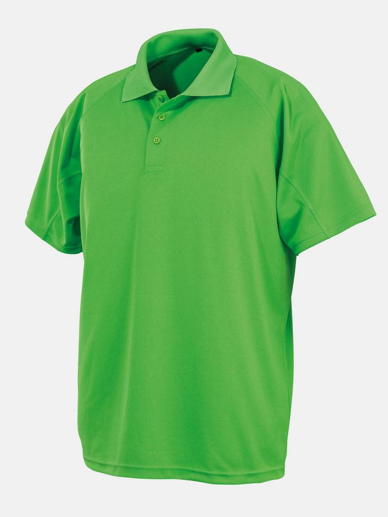 Spiro Unisex Adults Impact Performance Aircool Polo Shirt (Lime Punch) - Lime Punch