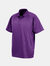 Spiro Unisex Adults Impact Performance Aircool Polo Shirt (Purple) - Purple