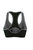 Spiro Womens/Ladies Fitness Cool Compression Sports Bra (Black/Phantom Grey)