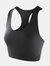 Spiro Womens/Ladies Impact Softex Plain Crop Top (Black) - Black