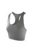 Spiro Womens/Ladies Impact Softex Plain Crop Top (Cloudy Gray) - Cloudy Gray