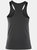 Spiro Womens/Ladies Impact Softex Sleeveless Fitness Tank Top (Black)