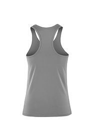 Spiro Womens/Ladies Impact Softex Sleeveless Fitness Tank Top (Cloudy Greay)