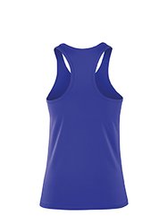 Spiro Womens/Ladies Impact Softex Sleeveless Fitness Tank Top (Sapphire)