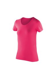 Spiro Womens/Ladies Softex Super Soft Stretch T-Shirt (Candy) - Candy