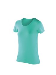 Spiro Womens/Ladies Softex Super Soft Stretch T-Shirt (Peppermint) - Peppermint