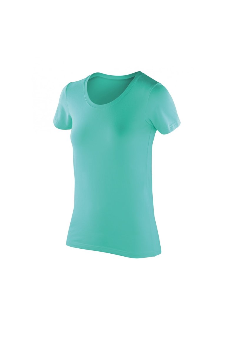 Spiro Womens/Ladies Softex Super Soft Stretch T-Shirt (Peppermint) - Peppermint