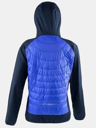 Spiro Womens/Ladies Zero Gravity Showerproof Jacket (Royal Blue/Navy)