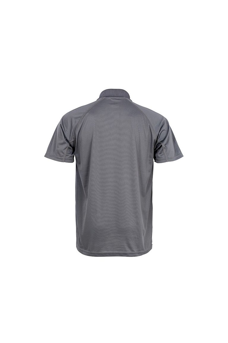 Unisex Adults Impact Performance Aircool Polo Shirt - Grey