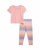 Baby Girl Love Ombre Legging Set In Pink - Pink