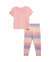 Baby Girl Love Ombre Legging Set In Pink - Pink